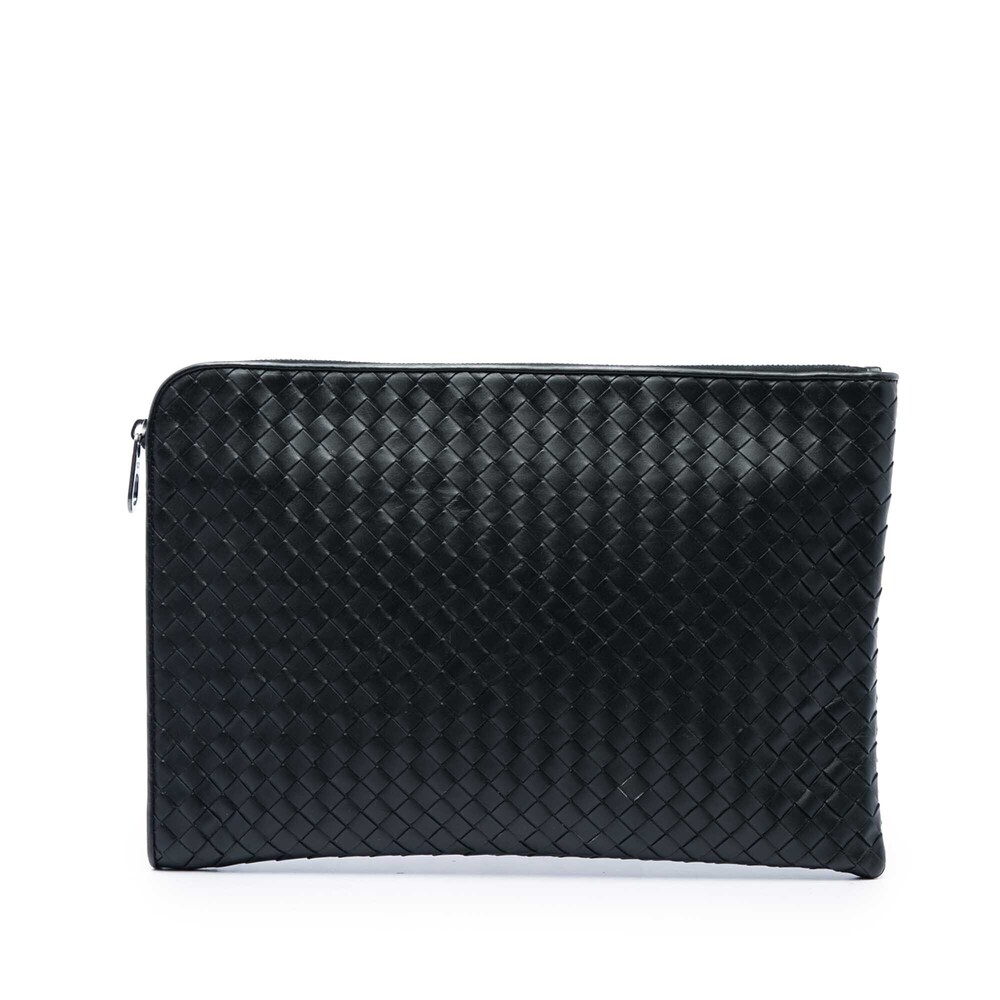 Pre-Loved Bottega Veneta Medium Nappa Intrecciato Document Case
